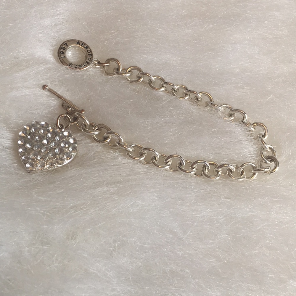 MATCHING SET OF AERO HEART BRACELET & EARRINGS